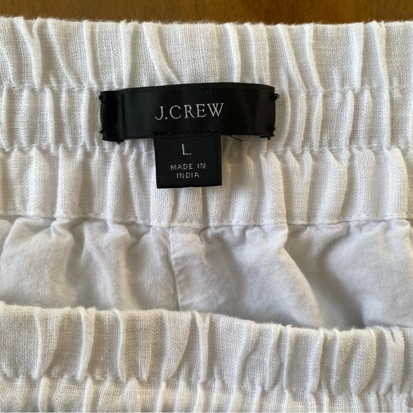 Women's J. Crew Soleil Linen Pants size L - Picture 7 of 9
